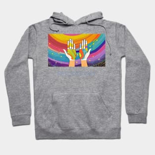 Hand Reflexology Art Hoodie